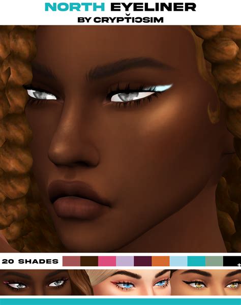 Sims 4 Eyeliner Cc Crypticsim
