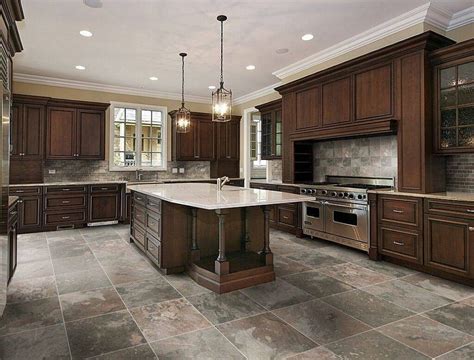 Beautiful cedar glazed porcelain tile. 20 Best Kitchen Tile Floor Ideas for Your Home ...
