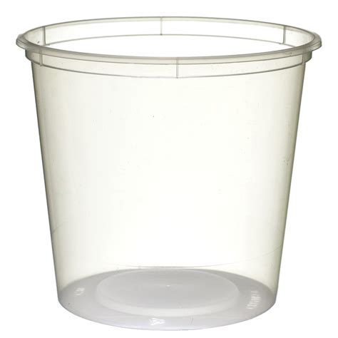 And our trays, pans and tubs are perfect for the food and lab industries. Take away containers: C30/750ml round container, box of 500pcs