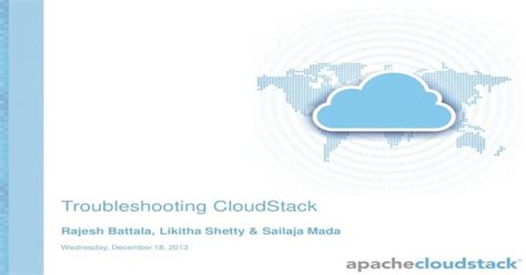Troubleshooting Apache Cloudstack Pdf Document