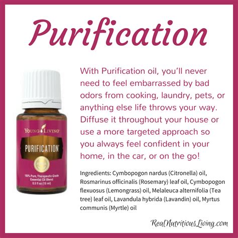 Purification Essential Oil - The ultimate weapon against bad odors. #
