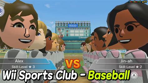 Wii Sports Club Baseball Wii U Player Alex Road To Pro Class AlexGamingTV YouTube