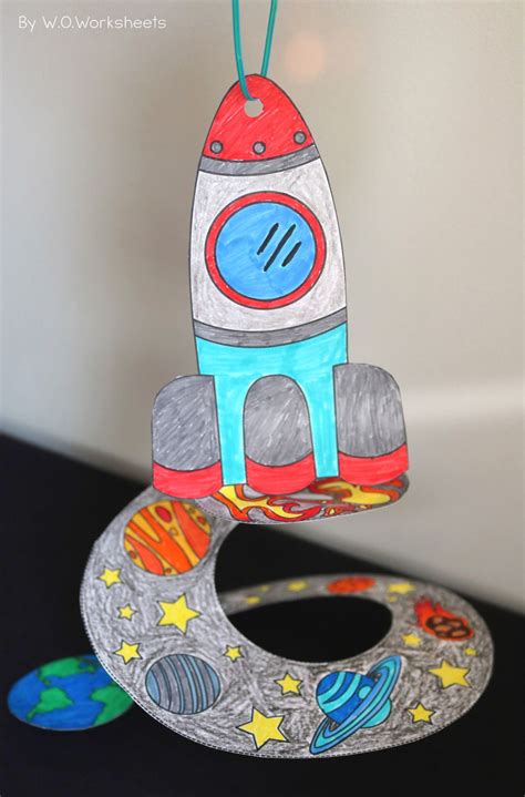 Space Craft Space Crafts Space Crafts For Kids Outer Space Crafts