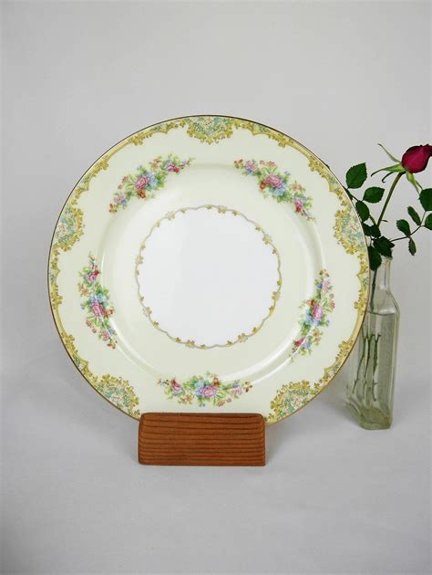 Vintage Noritake Dinner Plate Alvin Pattern Gold Gilt China Etsy