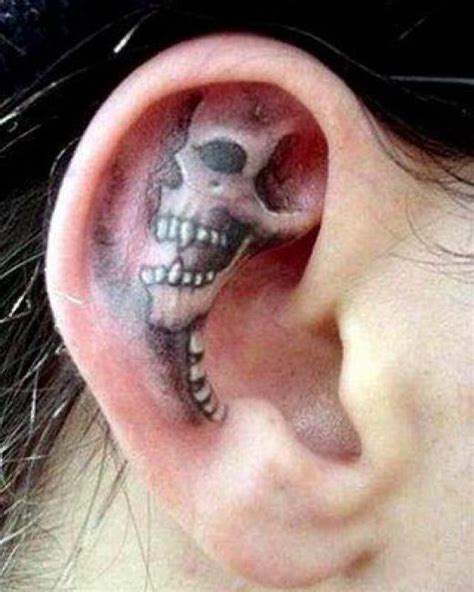 Aggregate 77 Female Inner Ear Tattoos Super Hot In Cdgdbentre