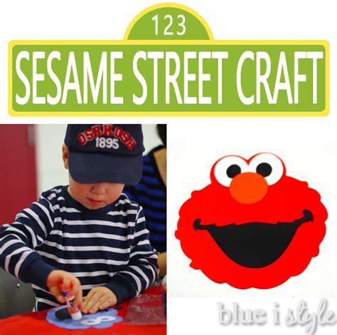 A Simple Sesame Street Craft Project For Toddlers