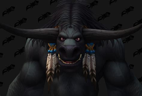 Tauren Male Shadowlands Character Customization Options Added In