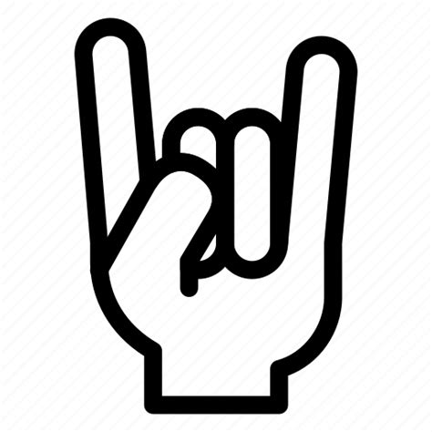 Gesture Hand Music Rock Music Rock N Roll Rock Star Sign Of The