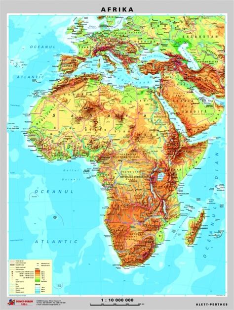 Africa Harta Fizica Pe Verso Harta Politica A Africii