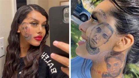 Woman Gets Partner Tattooed On Her Face After Being Cheated On