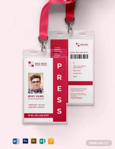 Free 49 Professional Id Card Designs In Psd Eps Ai Ms Word