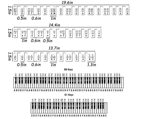 Piano Notes Guide For Beginner Removable Piano Keyboard Note Temu