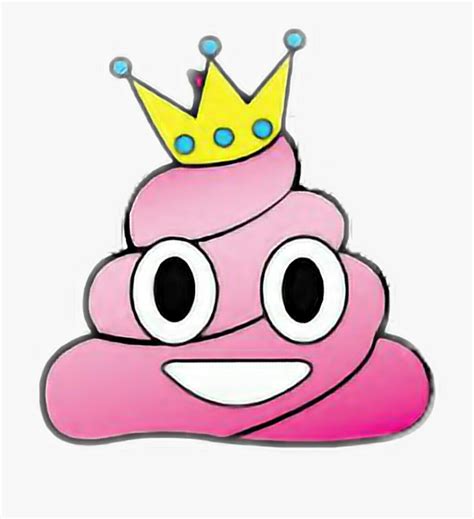 Poo Clip Art Emoji Poop With Crown Transparent Cartoon Free