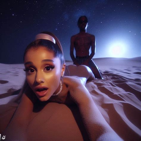 Rule 34 1girls Ai Generated Ariana Grande Ass Beach Behind Another