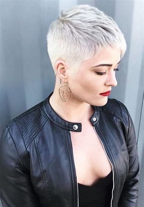 21 Best White Pixie Short Haircuts Ideas To Be Cool Page 17 Of 21 Fashionsum Blog Easy Short