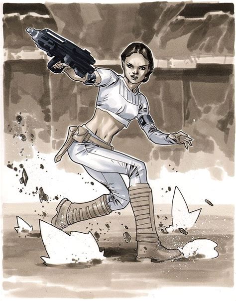 Padme Amidala Comic Action Essen Pre Show Commission Comic Book