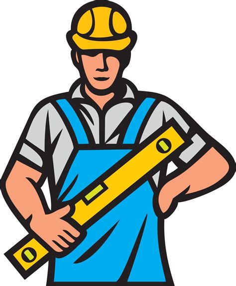 Construction Or Builder Man 3195859 Vector Art At Vecteezy