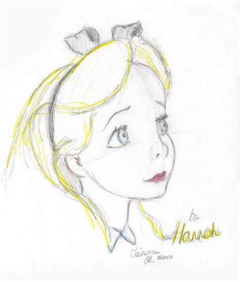 Alice In Wonderland Sketch By Hopelesstwist On Deviantart