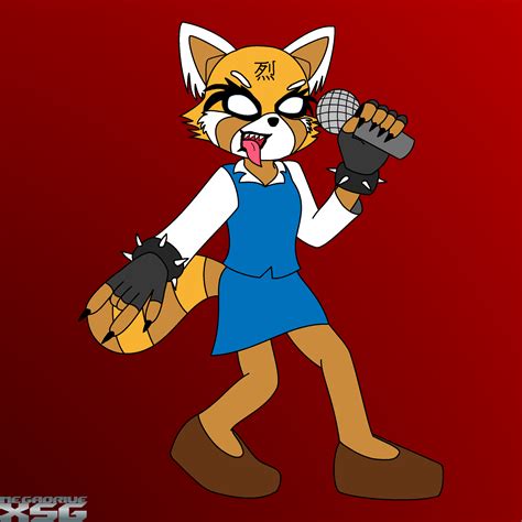 Aggretsuko In Sonic Style By Mdxsg1986 On Newgrounds