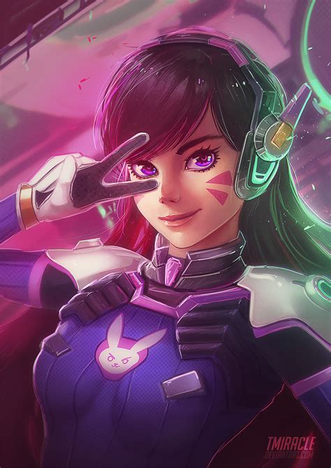 Tmiracle Dva Overwatch Overwatch Overwatch 1 Highres Revision 1girl Alternate Eye