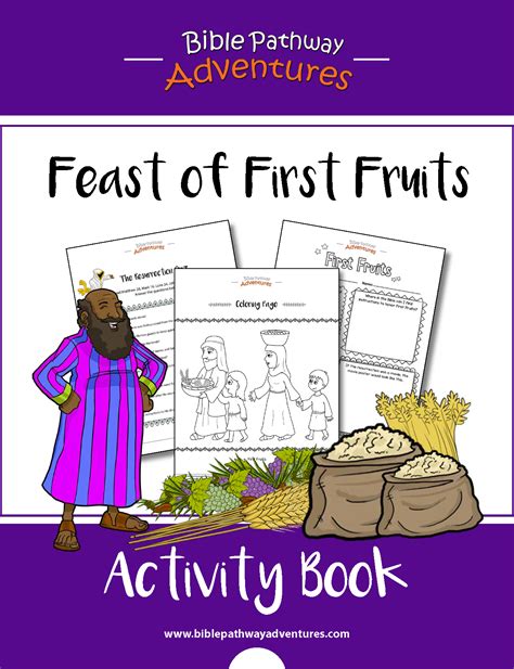 Feast Of First Fruits Activity Book Book Activities Sunday School