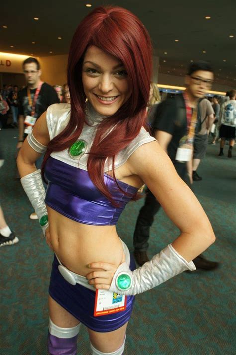 Pin On Starfire Cosplay From Teen Titans