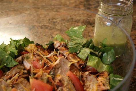 Chili Crusted Grilled Chicken Salad With Lime Cilantro