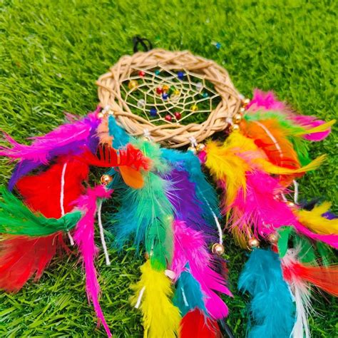 Multicolor Wood Dream Catcher For T Size 4 Inche Height 10 Inch