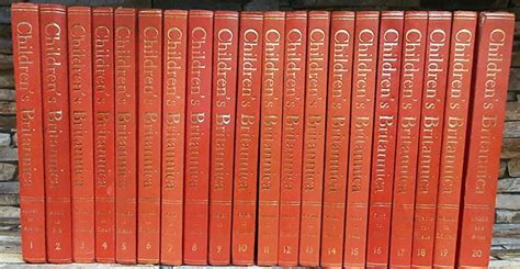 Childrens Britannica 1970 Complete 20 Book Encyclopaedia Set