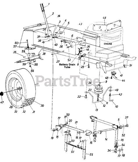 Mtd 148 861 000 Mtd Garden Tractor 1988 Parts Parts Lookup With