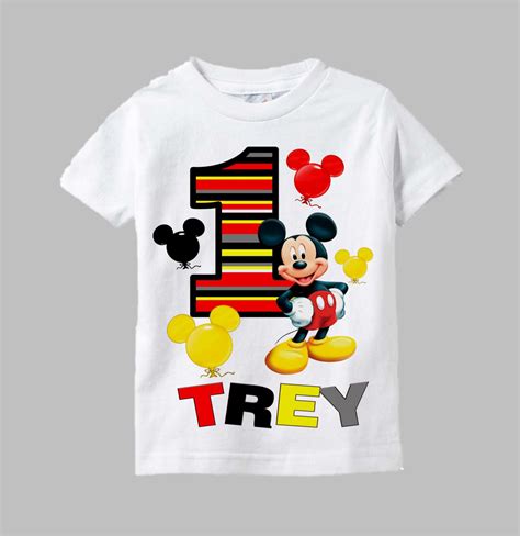 Mickey Mouse Birthday Shirt Mickey Mouse Shirt Mickey Mouse