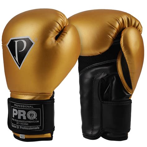 Pro Boxing Gloves Brown Black With Golden Deluxe Series Pro Boxing