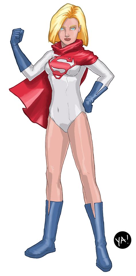 Powergirl Redesign Old By Yca Ca On Deviantart