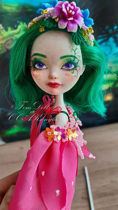 Ever After High Ooak Monster High Repaint Doll Ooak Custom Doll