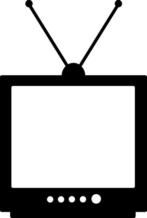 Television Clipart Black And White Clipart Best