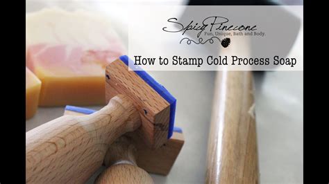 How To Stamp Cold Process Soap Youtube