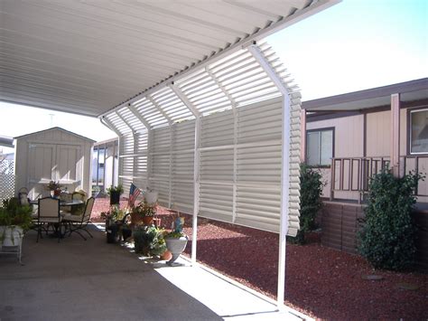 A carport is a covered structure used to offer limited protection to vehicles, primarily cars, from rain and snow. Mobile Home Carport Support Posts - Carports Garages
