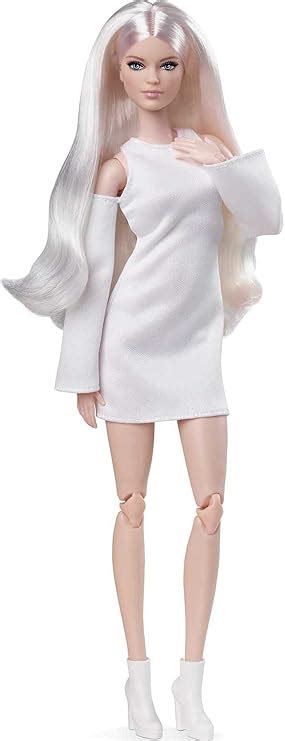 Barbie Signature Looks Doll Tall Blonde Fully Posable Fashion Doll Wearing White