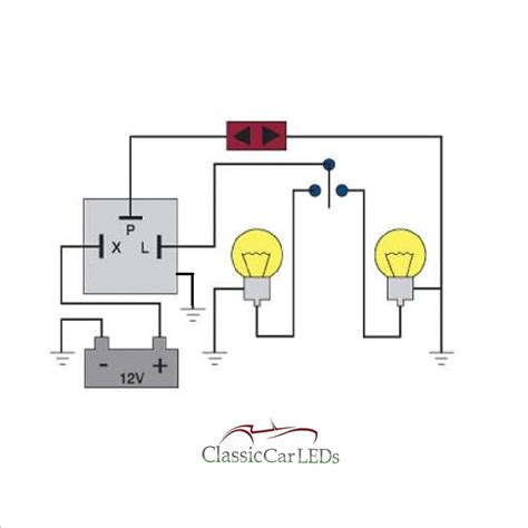 How To Wire A Turn Signal Flasher Three Prong Wiring Diagram Image