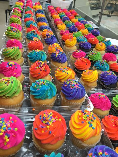 Rainbow Cupcakes Fiesta Birthday Party Fiesta Theme Party Mexican
