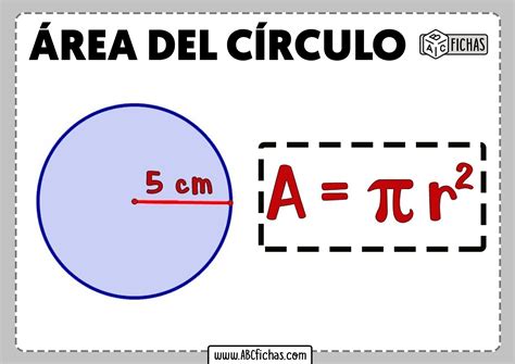 Como Calcular El Area Del Circulo ABC Fichas