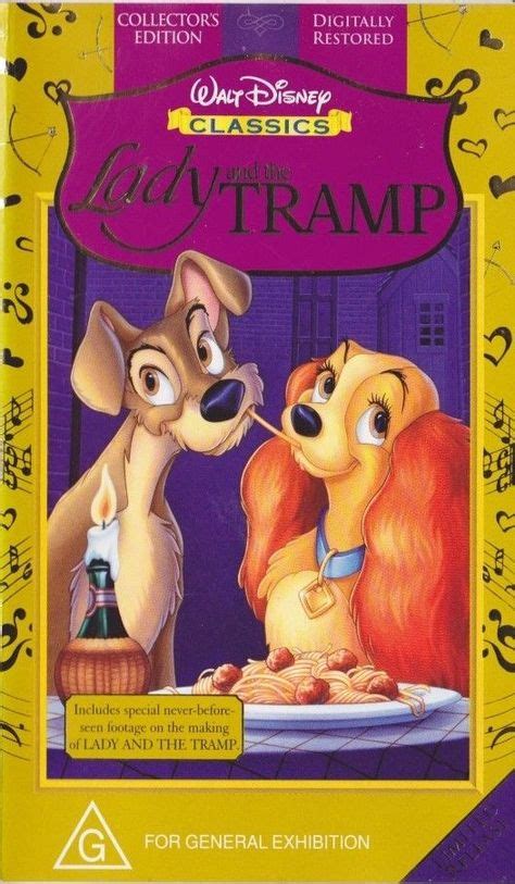 Lady And The Tramp 1998 Australia Vhs Disney Marvel Lady And The