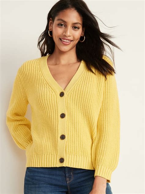 Shaker Stitch V Neck Cardigan Best Old Navy Clothes For Women 2020