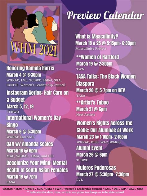Women S Herstory Month Women And Gender Resource Action Center