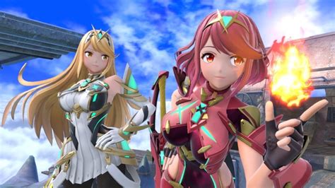 Super Smash Bros Ultimate New Dlc Fighter Pyra Mythra Available Today