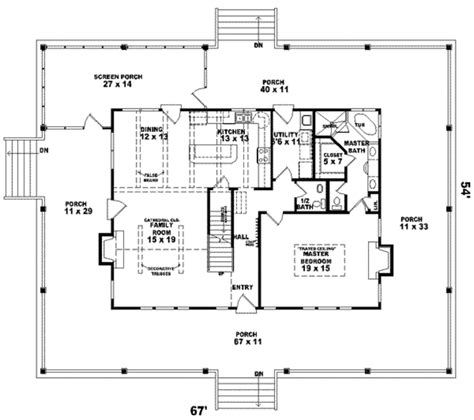 Country Style House Plan 3 Beds 25 Baths 2200 Sqft Plan 81 729