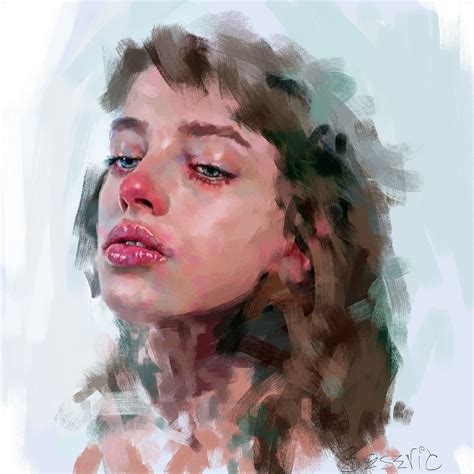 Love The Mix Of Realism And The Visible Brush Strokes Portraiture