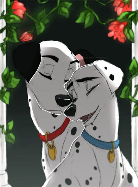 Pongo And Perdita ~ 101 Dalmatians 1961 Disney Fan Art Disney