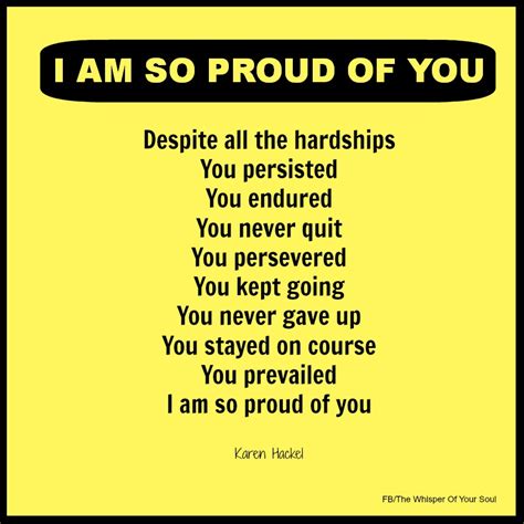 So Proud Of You Quotes Quotesgram