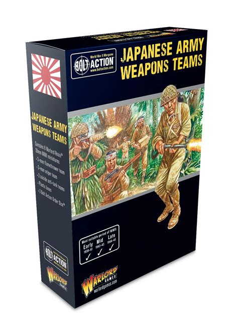 Bolt Action Japanese Army Weapons Teams
